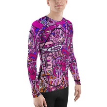 Load image into Gallery viewer, LOVE: IN PINK Men's Rash Guard
