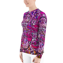 Load image into Gallery viewer, LOVE: IN PINK Women&#39;s Rash Guard