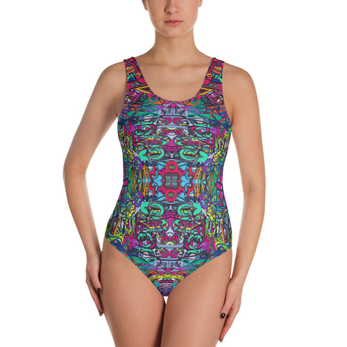 STARGAZE One-Piece Custom Printed Swimsuit