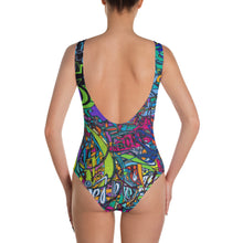 Load image into Gallery viewer, MELODY OF A MUSE One-Piece Custom Printed Swimsuit