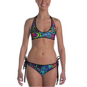 MELODY OF A MUSE Custom Printed Bikini