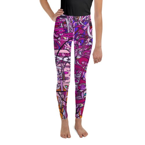LOVE: IN PINK Tween Leggings