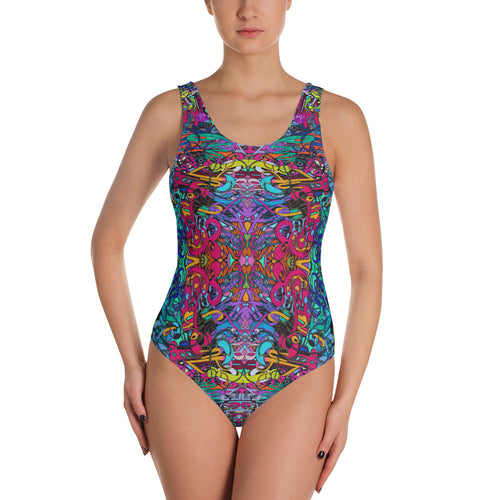 LYRIC One-Piece Custom Printed Swimsuit