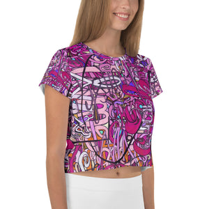 LOVE: IN PINK Crop Tee