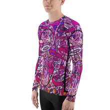 Load image into Gallery viewer, LOVE: IN PINK Men&#39;s Rash Guard