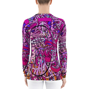 LOVE: IN PINK Women's Rash Guard