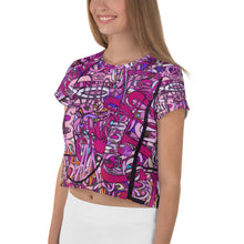 Load image into Gallery viewer, LOVE: IN PINK Crop Tee