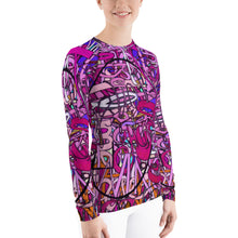 Load image into Gallery viewer, LOVE: IN PINK Women&#39;s Rash Guard