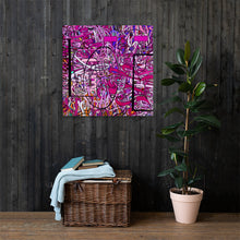 Load image into Gallery viewer, LOVE: IN PINK Canvas Statement Print