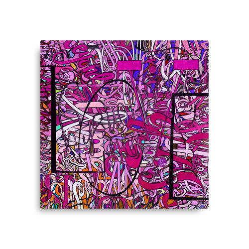 LOVE: IN PINK Canvas Statement Print