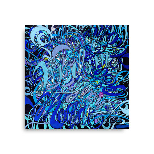 WISDOM Canvas Statement Print